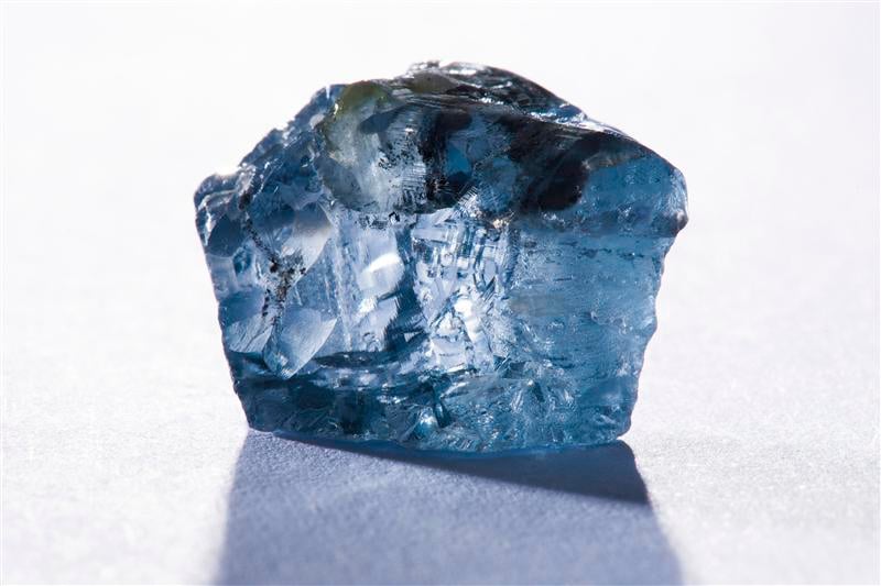 Découverte d'un diamant bleu de 29,6 carats en Afrique du Sud