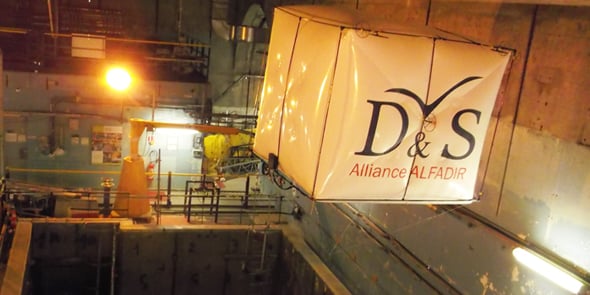 Filiale de Groupe D&S, Fildem a créé des dirigeables à l'hélium pour l'inspection en hauteur en milieux contraints