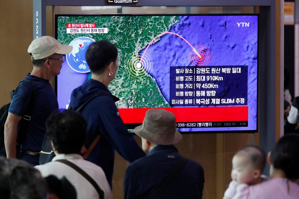 Les usa appellent la coree du nord a la retenue apres un tir de missile