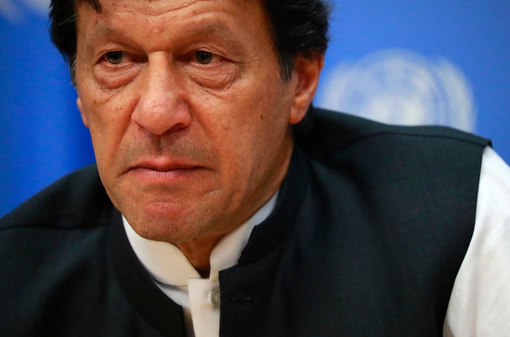 Photo de l'ancien premier ministre du pakistan, imran khan