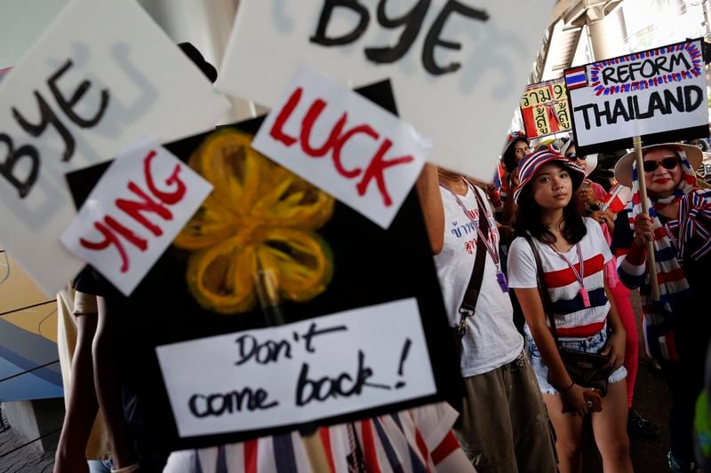 Yingluck Shinawatra en "lieu sûr" en Thaïlande