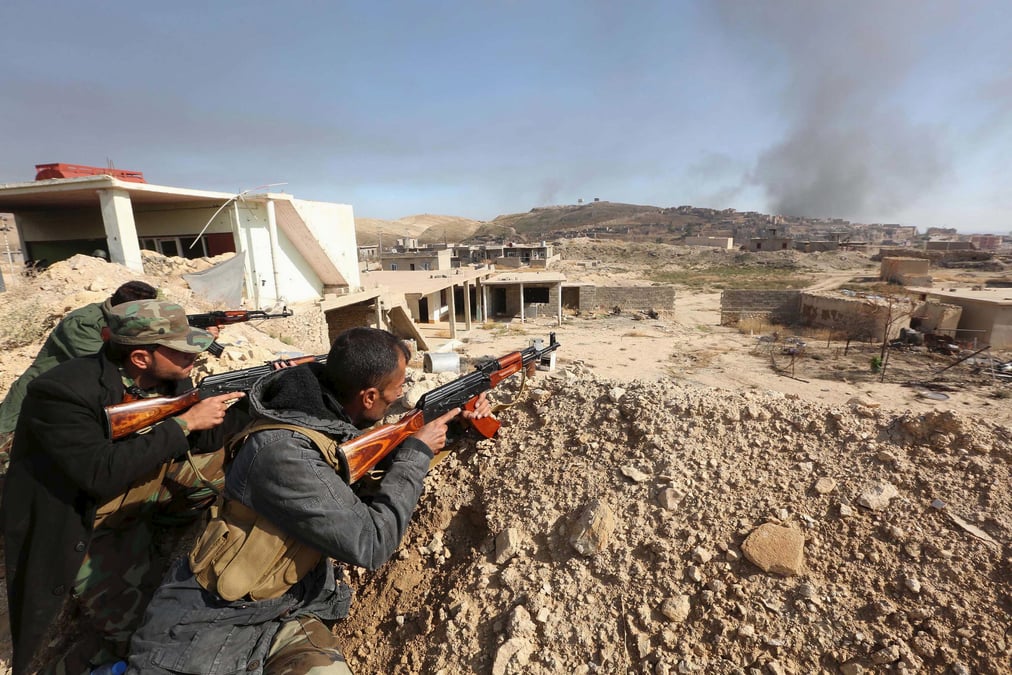 Les peshmargas penetrent dans la ville irakienne de sindjar
