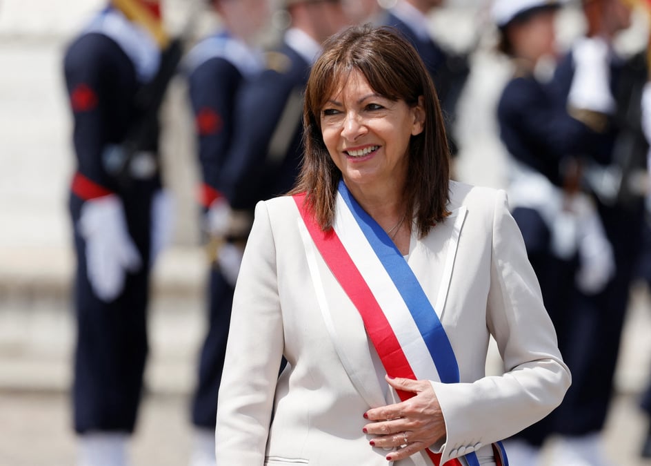 La maire de paris anne hidalgo