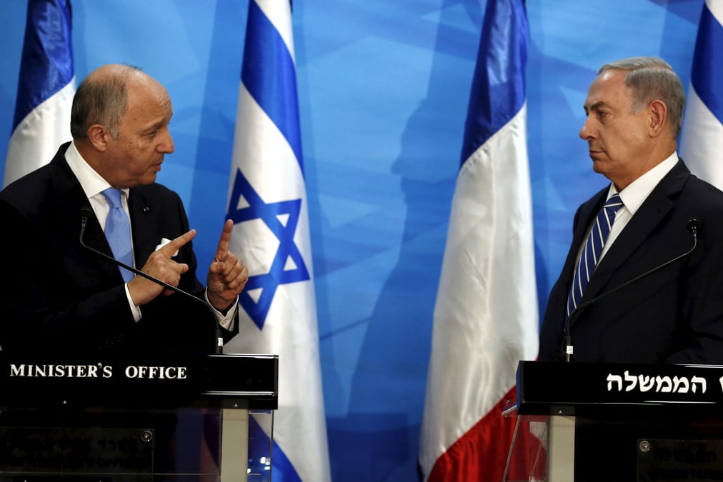 Benjamin netanyahu critique l'initiative de paix francaise