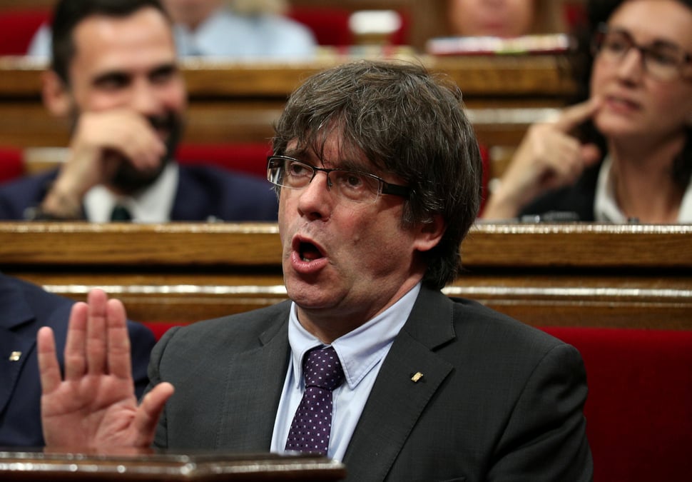 Le recours contre la loi sur un referendum en catalogne accepte