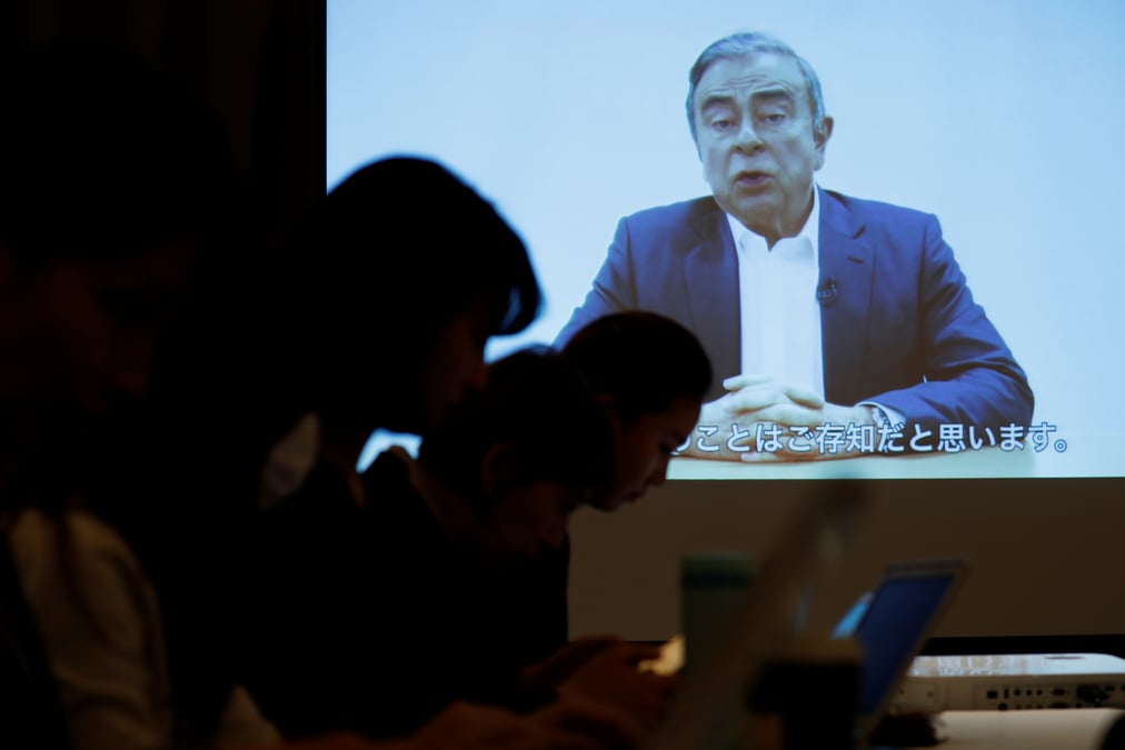 Dans une video, ghosn se dit innocent, victime d'un complot