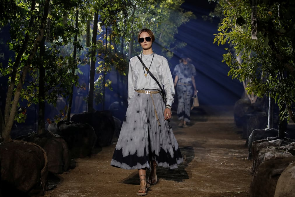 Un defile dior empreint de conscience ecologique