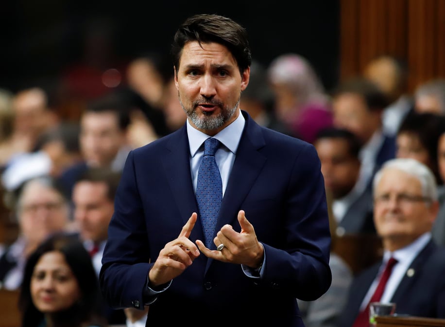 Canada: justin trudeau place en isolement, son epouse testee positive au coronavirus