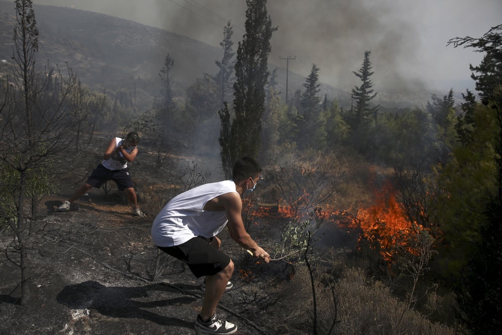 Incendies mortels en grece