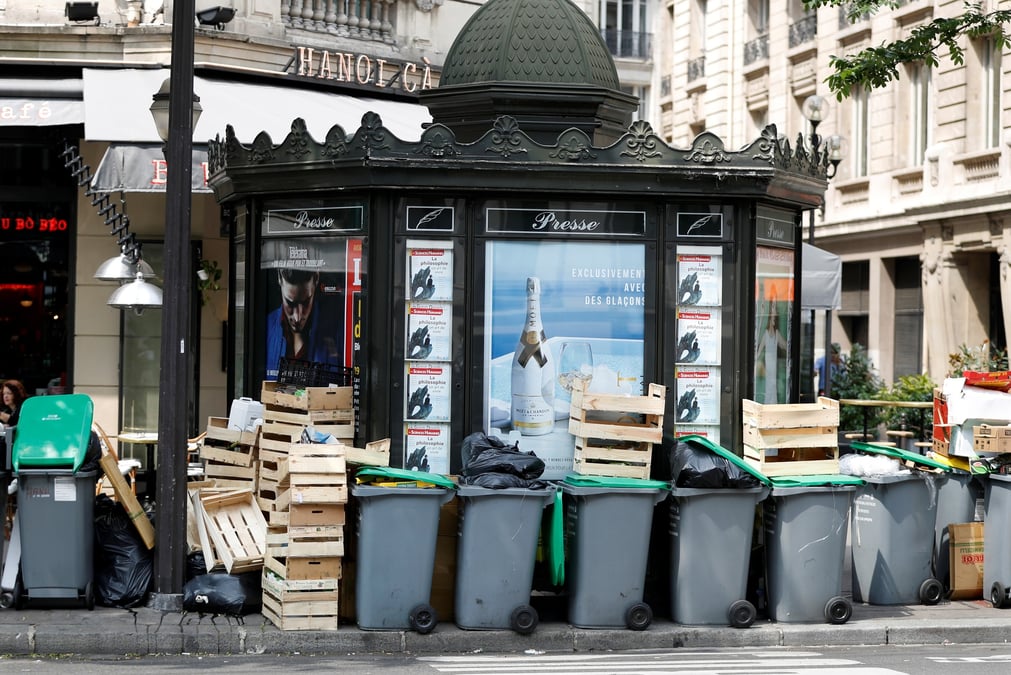 déchets grève poubelles
