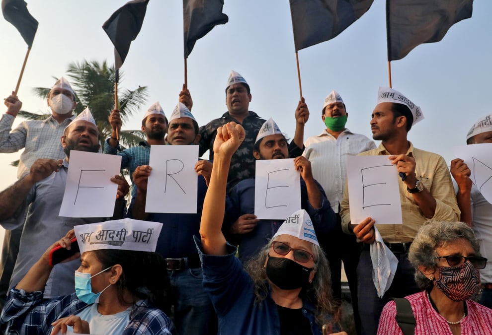 Inde: l'arrestation d'une militante ecologiste du mouvement de greta thunberg suscite l'indignation
