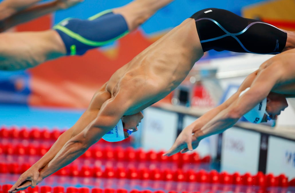 Manaudou realise le chrono de la matinee sur 50m