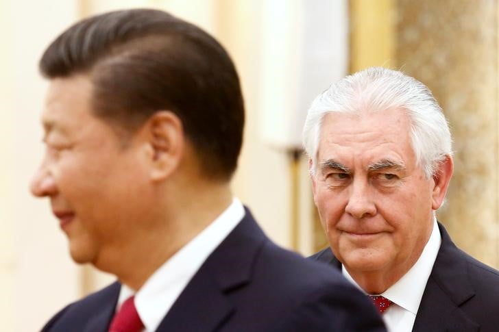 Tillerson acheve sa visite en chine sur une note cordiale