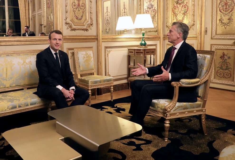 Venezuela: macron favorable a un accroissement des sanctions