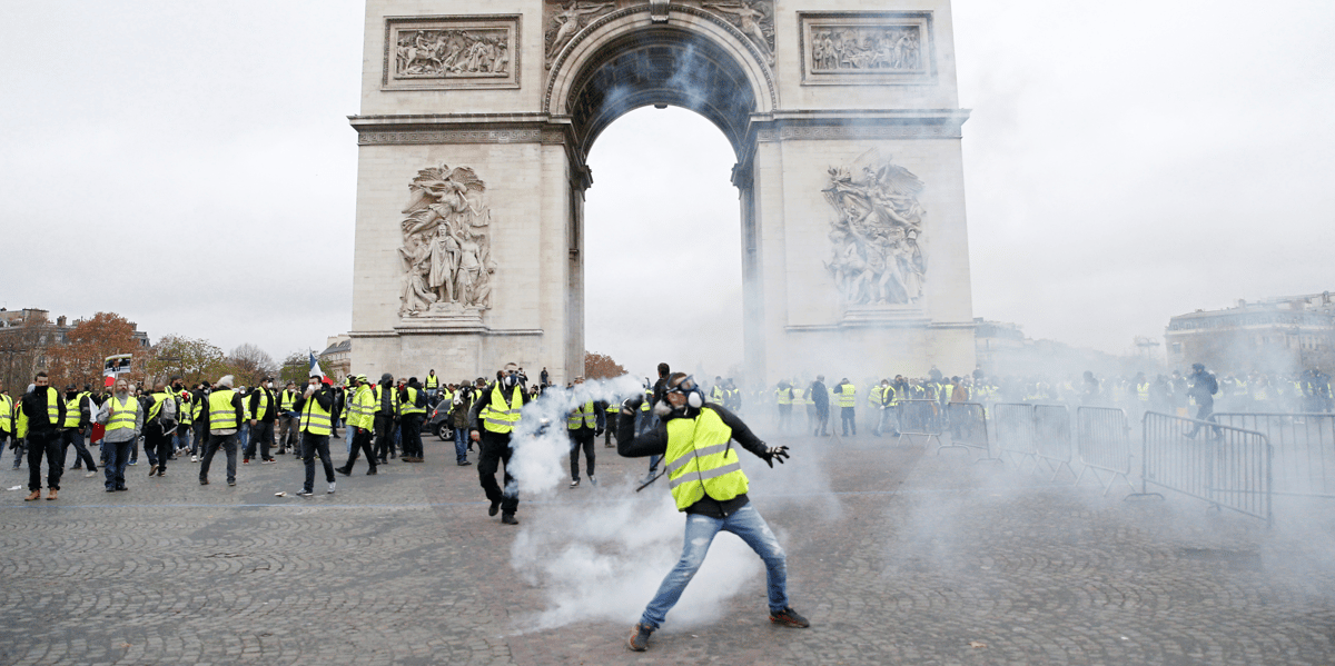 Incidents a paris lors de la manifestation des "gilets jaunes"