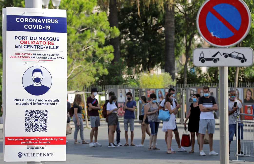 Second jour consecutif a plus de 3.000 cas de coronavirus en france
