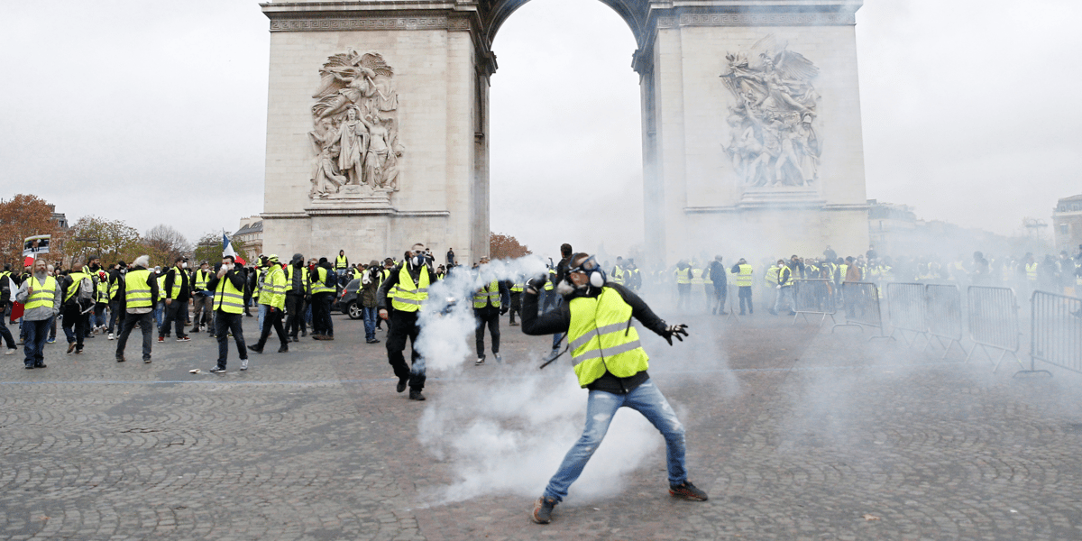 Incidents a paris lors de la manifestation des "gilets jaunes"