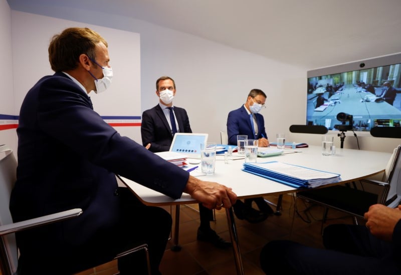 Coronavirus/france: conseil de defense sur fond de "plateau haut" de la quatrieme vague