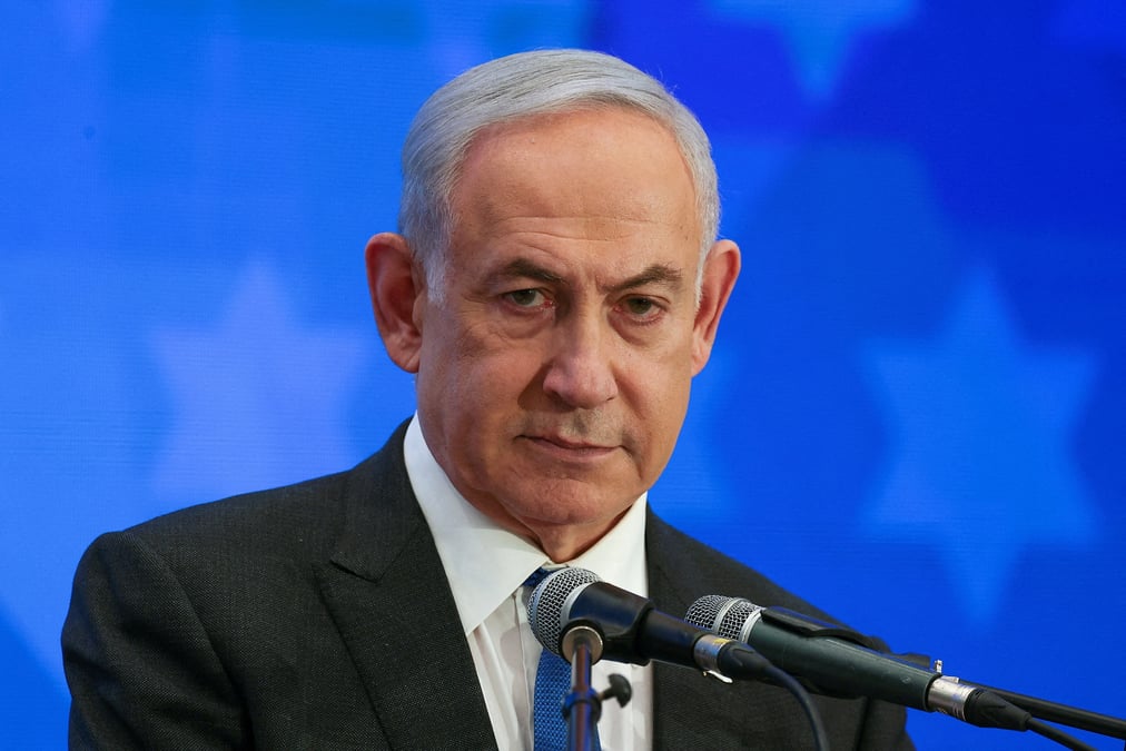 Le premier ministre israelien benjamin netanyahu