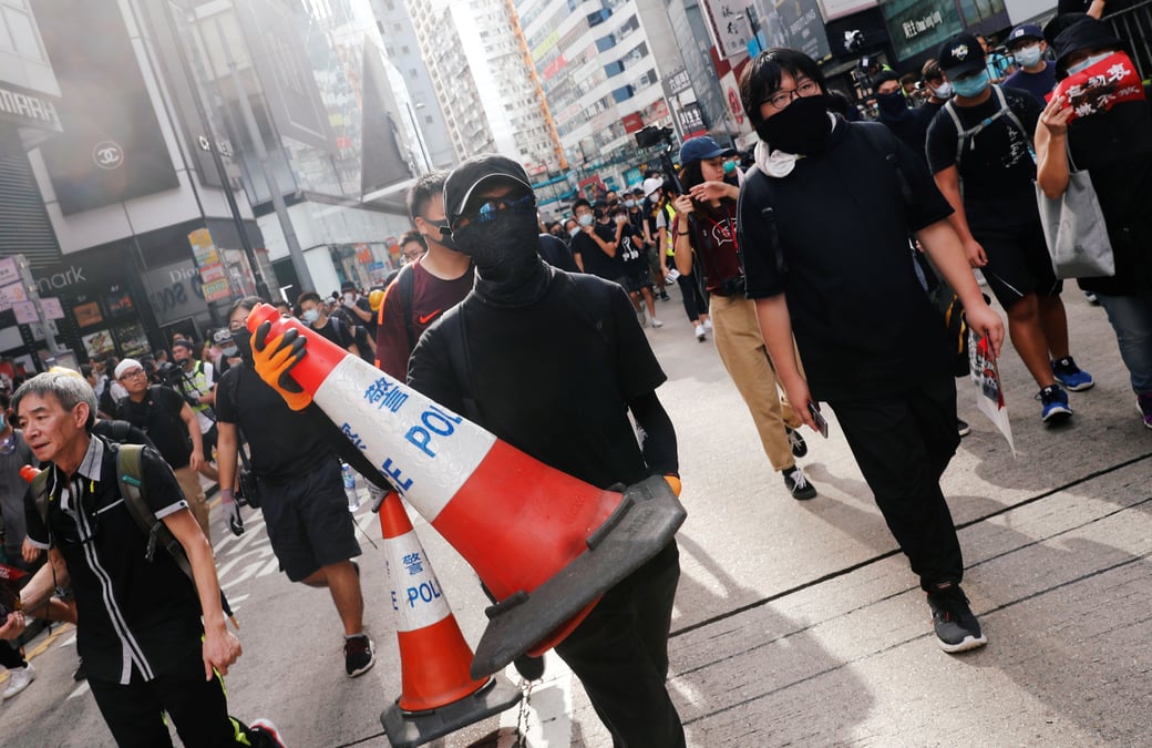 Nouvelles manifestations dimanche a hong kong