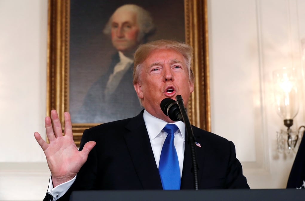 Donald trump s'exprime au sujet de l'iran et de l'accord nucleaire iranien