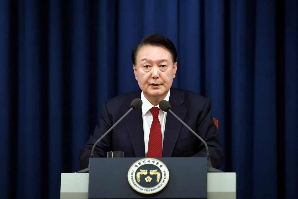 Le president sud-coreen yoon suk yeol