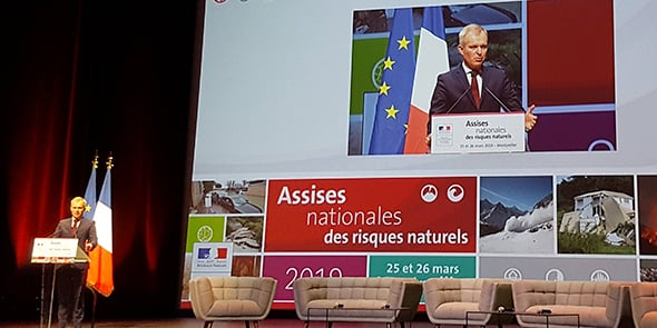 François de Rugy, ministre de la Transition écologique et solidaire, à Montpellier le 25 mars 2019