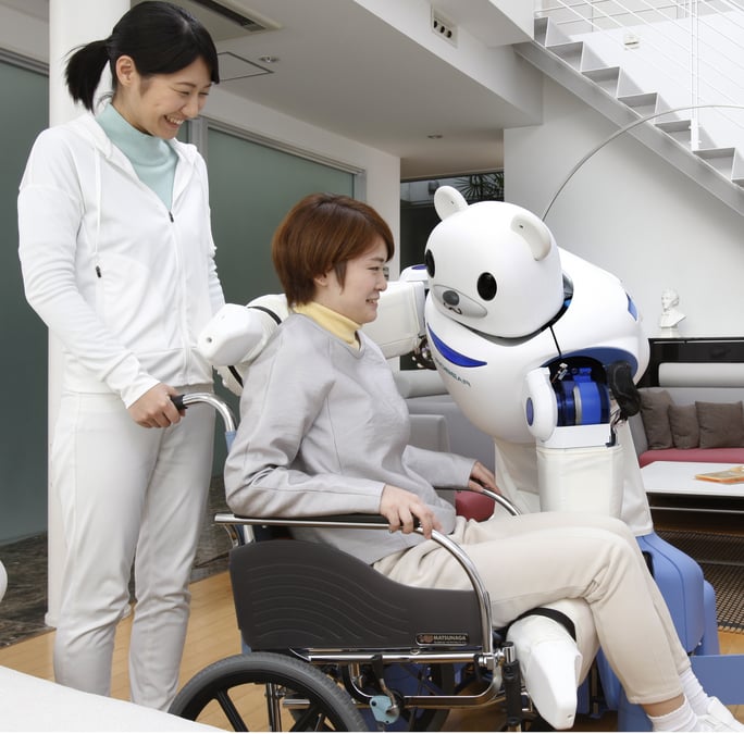 Robear robot japonais assistance à domicile Riken