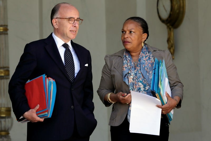 Cazeneuve et taubira repondent aux critiques sur le projet de loi sur la lutte contre le terrorisme