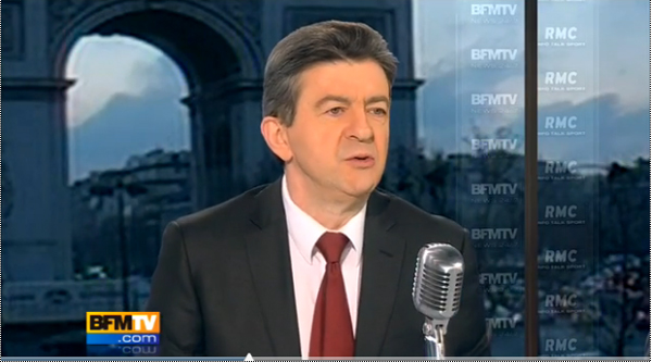 Oui mélenchon BFM
