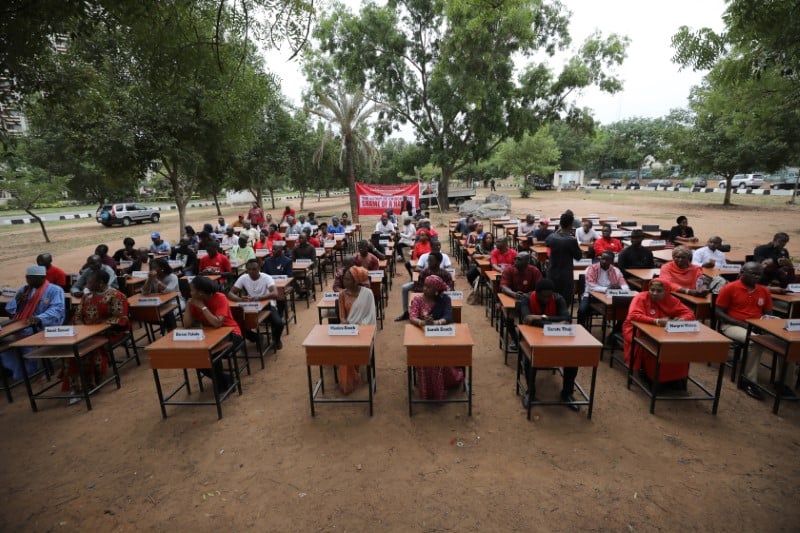 Une ecoliere de chibok liberee sept ans apres son enlevement