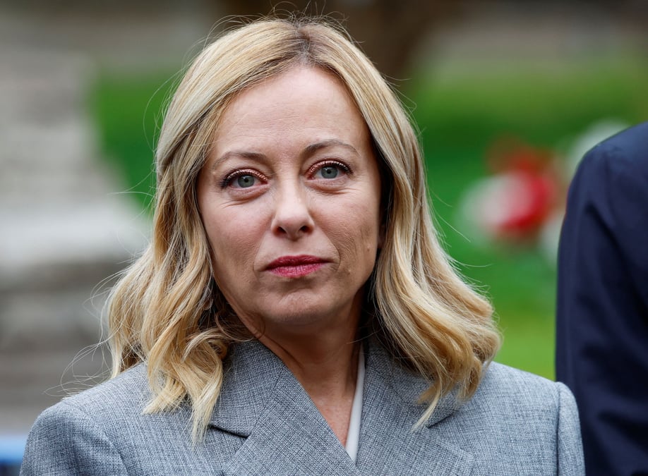 La presidente du conseil italien giorgia meloni