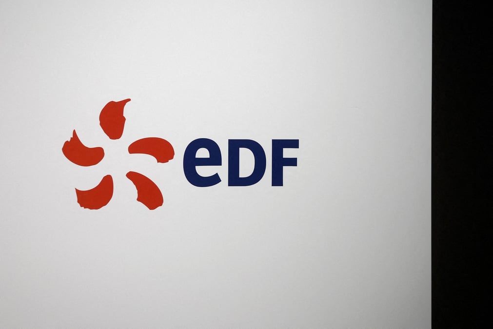 Photo d'archives: le logo d'edf