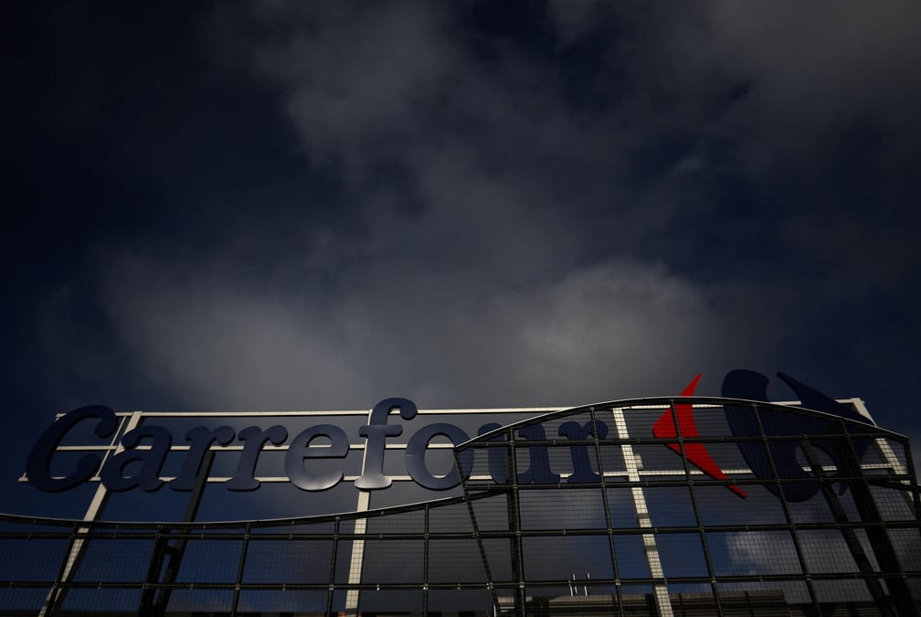 Le logo carrefour