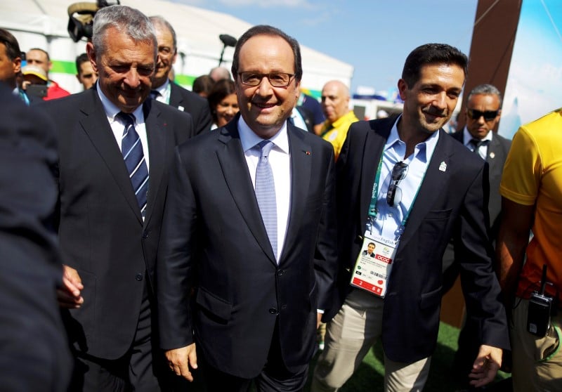 Hollande a rio pour defendre la candidature de paris 2024