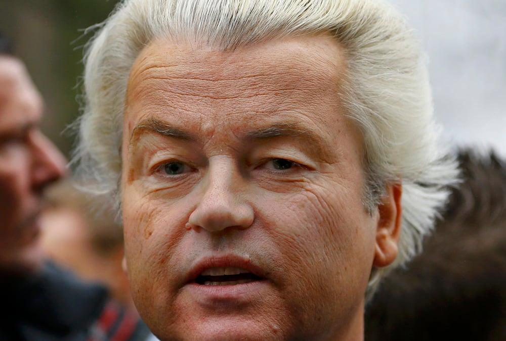 Geert wilders s'apprete a lancer sa campagne anti-islam a rotterdam