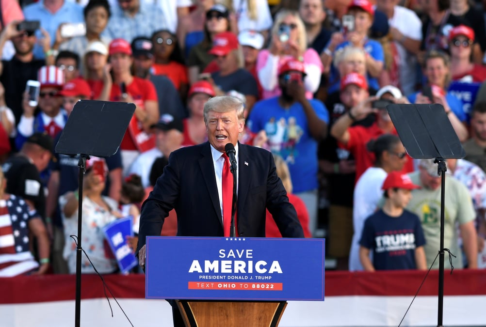 Trump organise un meeting dans l'ohio