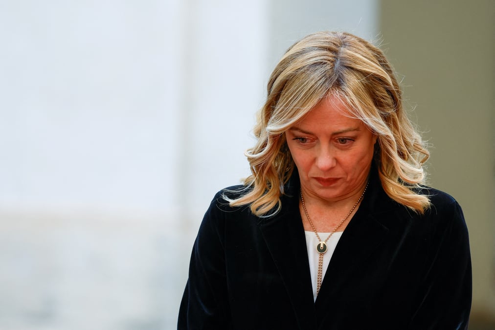 La premiere ministre italienne giorgia meloni