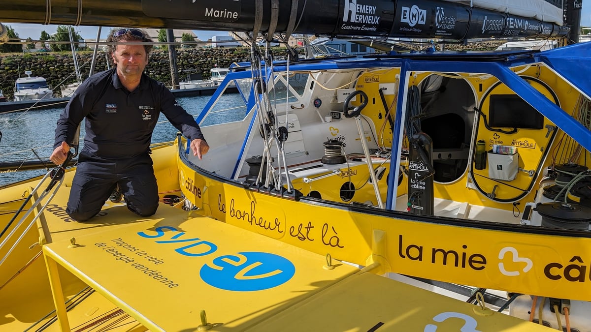 Le skipper Arnaud Boissières s’apprête à réaliser sa cinquième participation lors de ce dixième Vendée Globe.