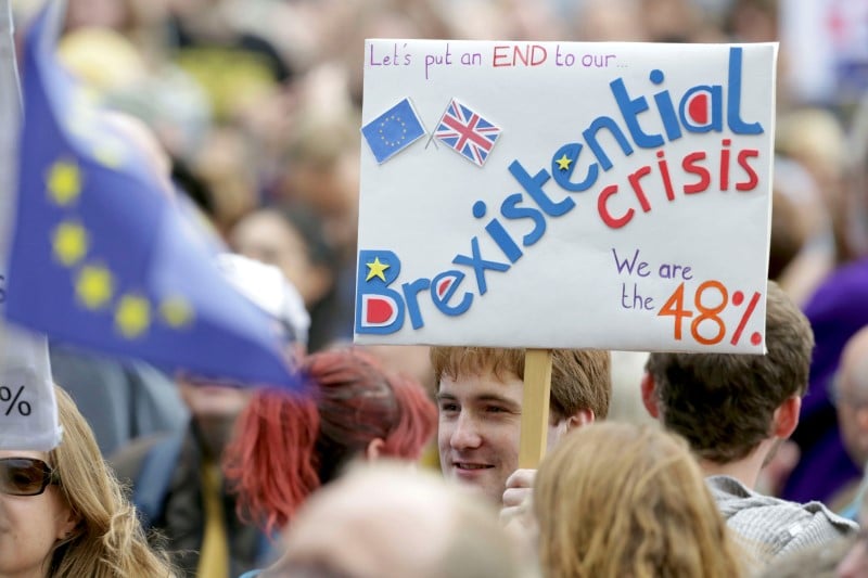 Des milliers de londoniens manifestent contre le brexit