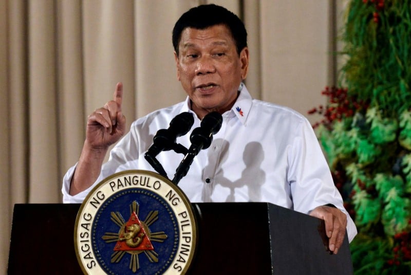 Philippines: duterte veut la loi martiale jusqu'a la fin 2017