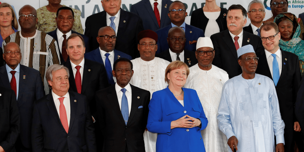 Merkel avec présidents africains IBK KAboré Buhari Déby Zuma