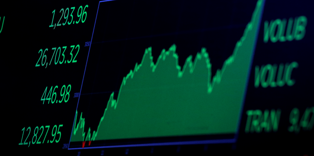 Le Dow Jones, indice vedette de la Bourse de New York, à la fermeture, le lundi 2 mars 2020