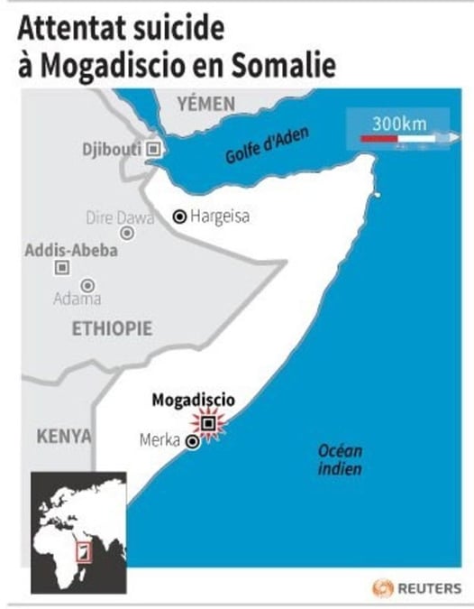 Au moins quatre morts dans un attentat à Mogadiscio