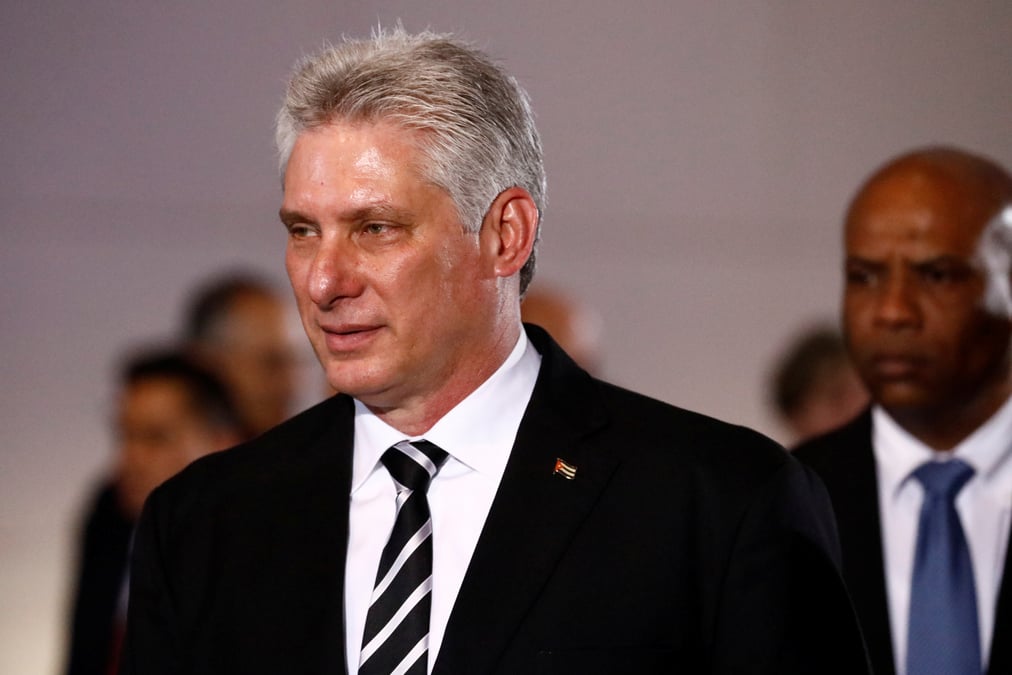 Reunion entre diaz-canel et representants americains a la havane