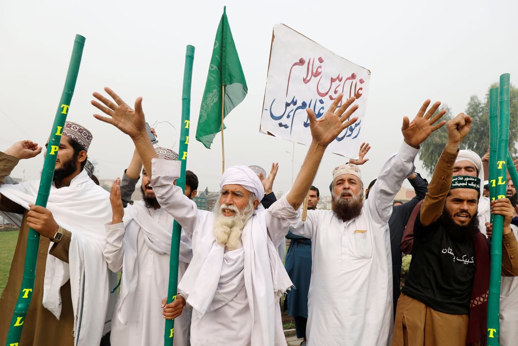 Nouvelles manifestations au pakistan apres l'acquittement d'asia bibi