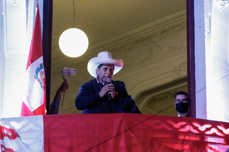 Perou: castillo en tete de la presidentielle avec 50,1% des voix