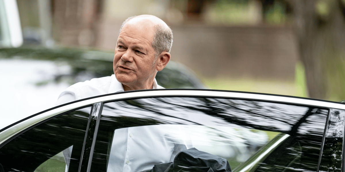 Le chancelier allemand Olaf Scholz.