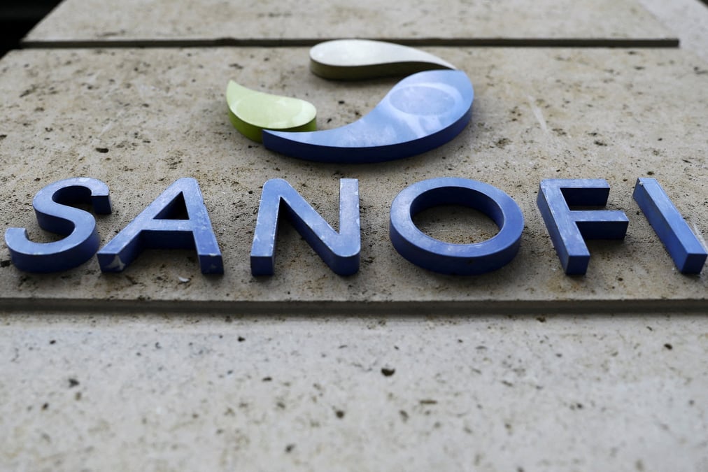 File photo: the logo of sanofi is seen in paris