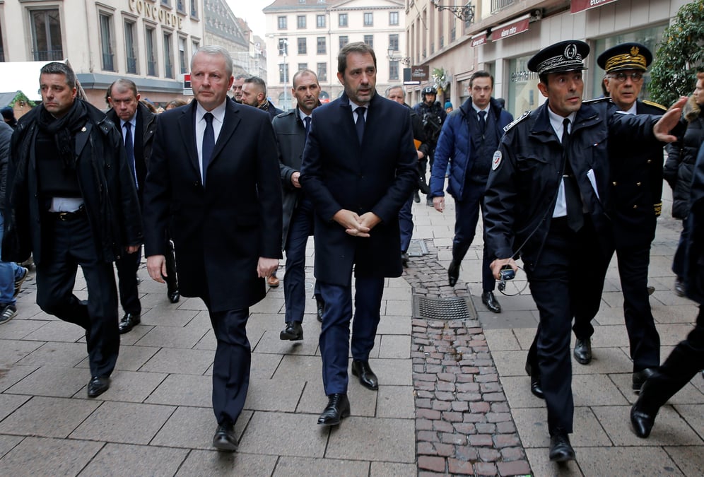 Strasbourg: castaner juge "opportuniste" la revendication de daech